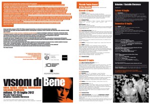 2012 07 11 - Visioni di Bene Flyer Intero